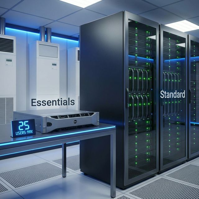 Windows Server 2022 Essentials vs Standard