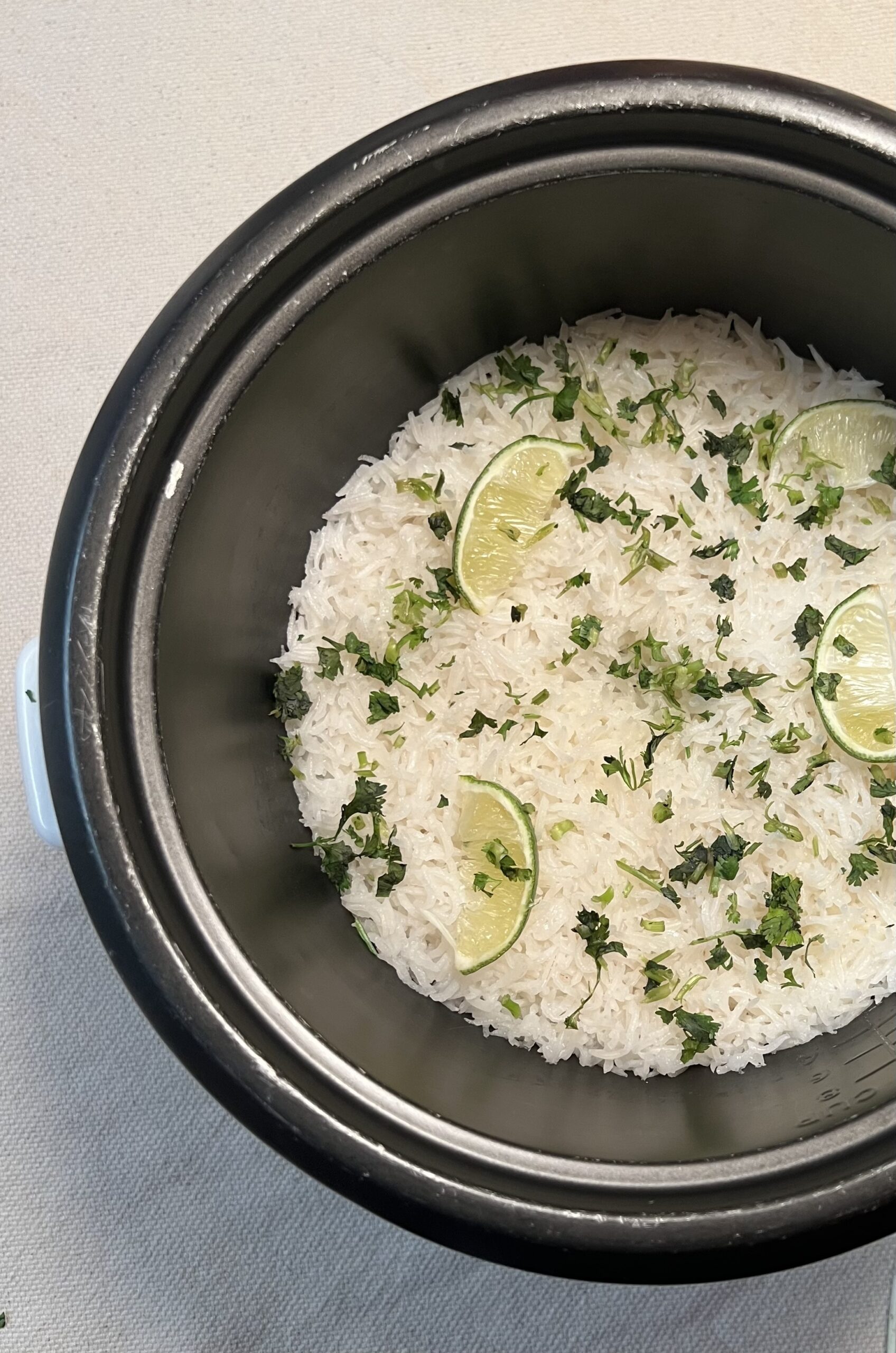 Cilantro Lime Rice In Rice Cooker