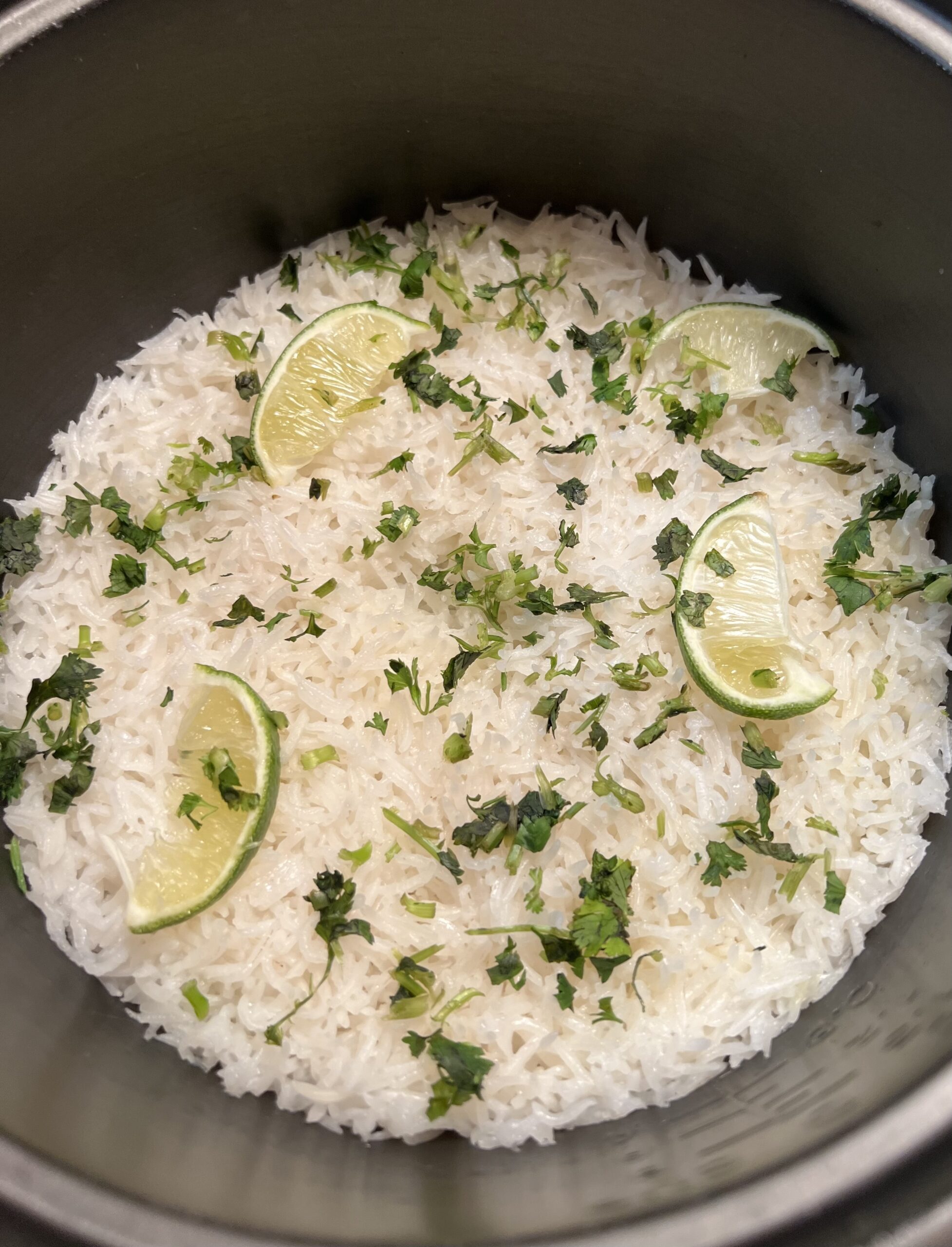 Cilantro Lime Rice In Rice Cooker