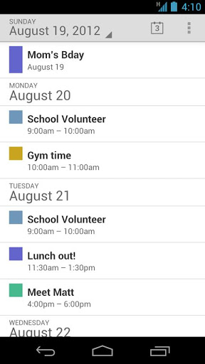 Google releases official Google Calendar app on Google Play