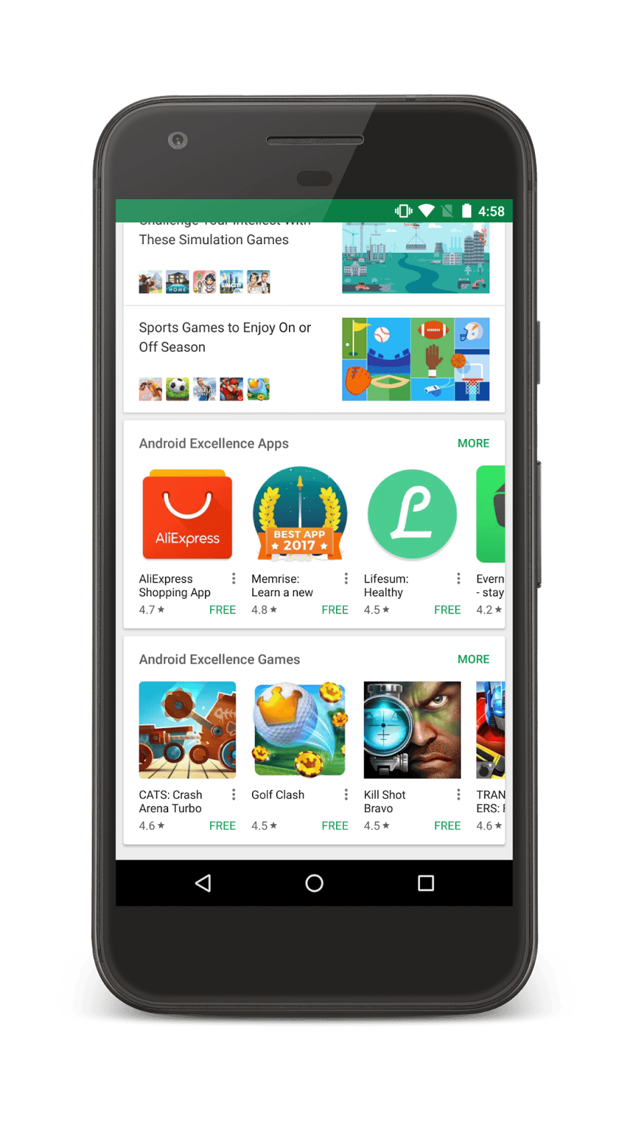 Google Play Store revamps Editors' Choice section w/ Android Excellence ...
