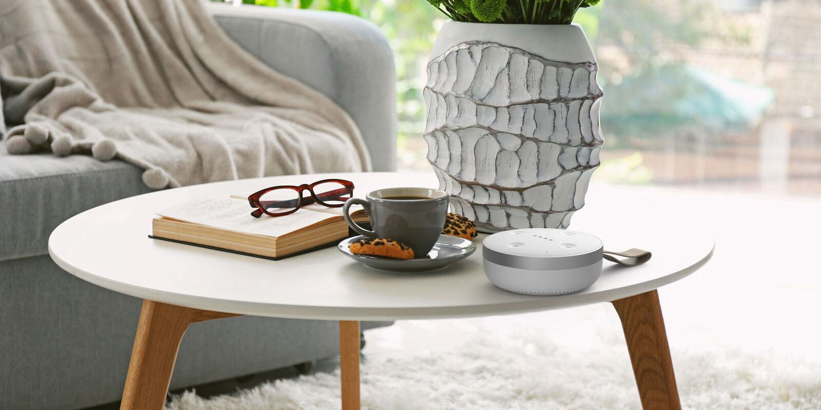 The TicHome Mini brings Google Assistant on the go for under 100