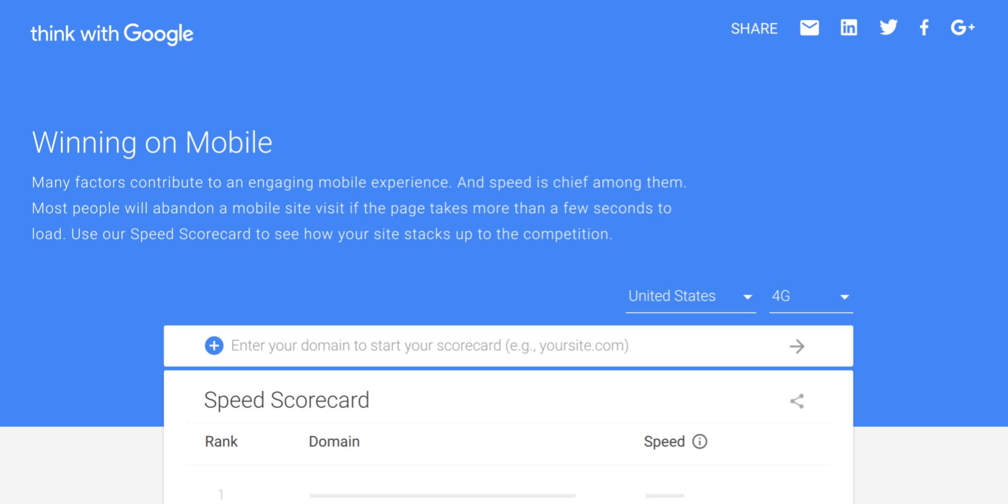 Google launches 'Speed Scorecard' and 'Impact Calculator' tool to