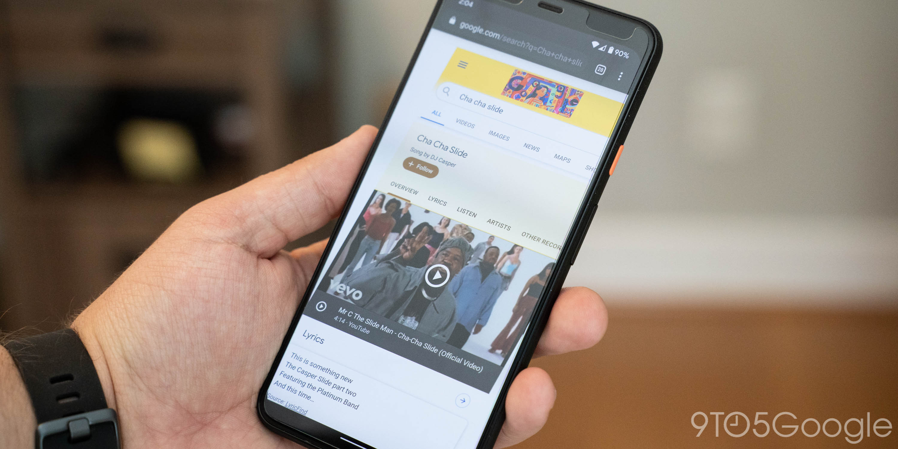 Google adds Cha Cha Slide easter egg [Video] - 9to5Google