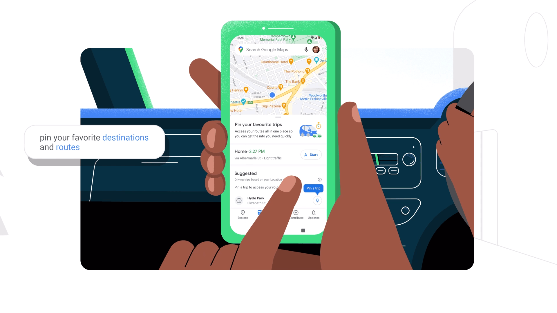New Google Maps Go tab lists your frequent destinations - 9to5Google