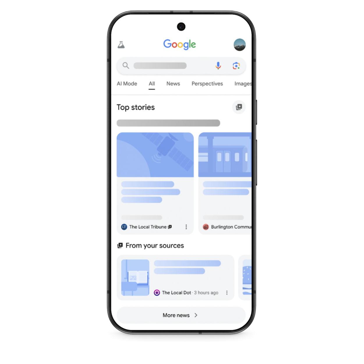 Google Preferred sources