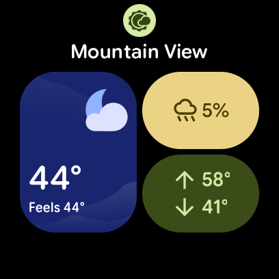 Pixel Weather Watch