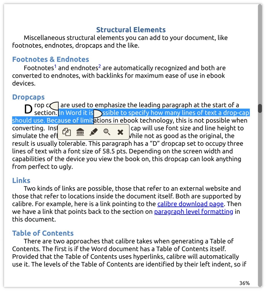 Calibre 5.0 Ebook Manager Released with Text Highlighting Support, Dark