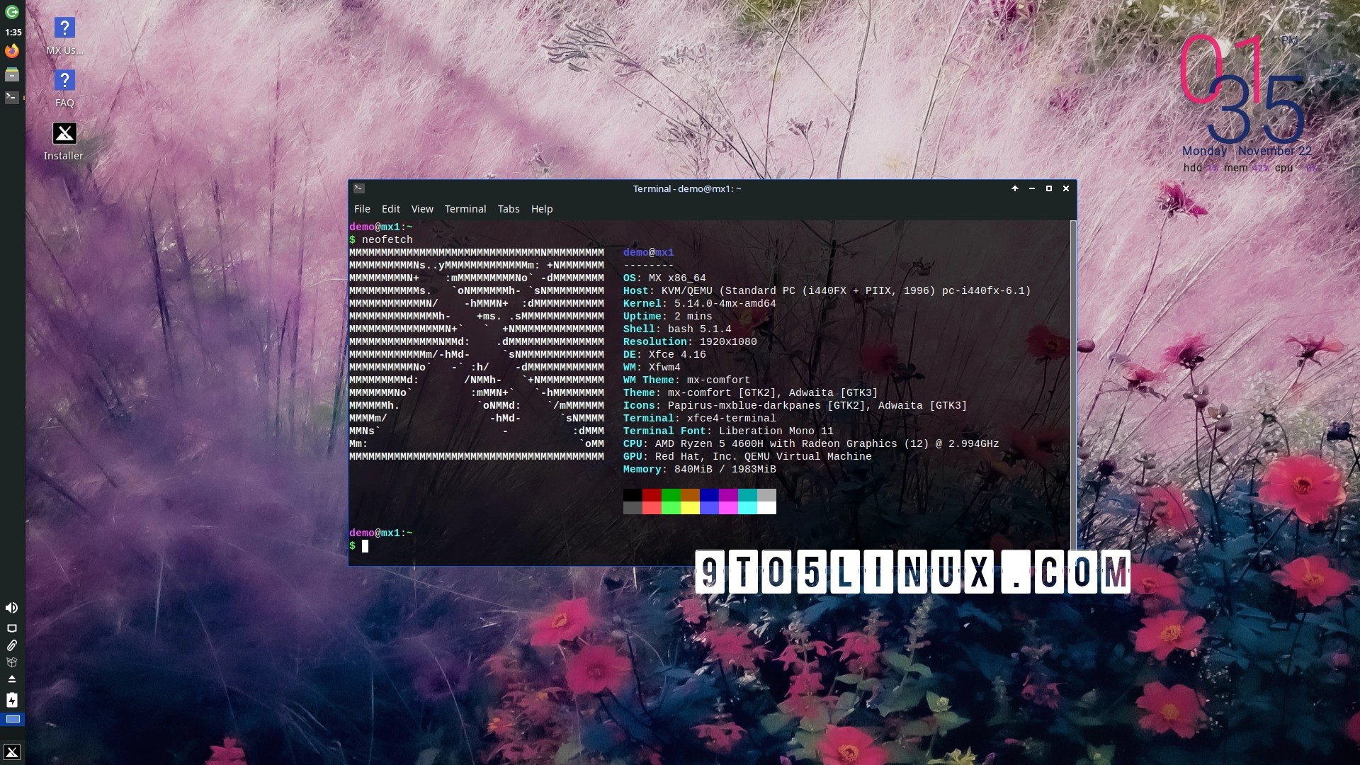 MX Linux 21 AHS Edition Is Out Now with Linux Kernel 5.14, Newer ...