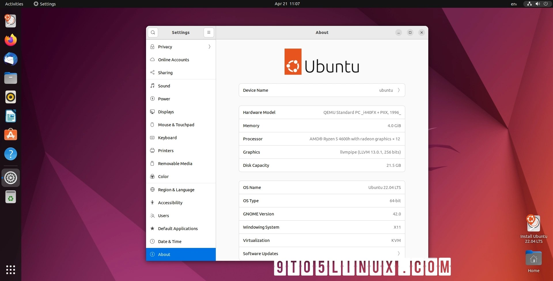 【Linux】エプソンダイレクト AT992E Ubuntu 22.04 LTS Ubuntu 22.04 LTS (Jammy Jellyfish) Is Now Available for