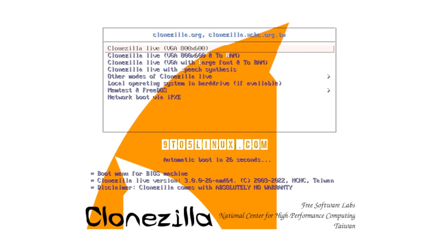 Clonezilla Live 3.0