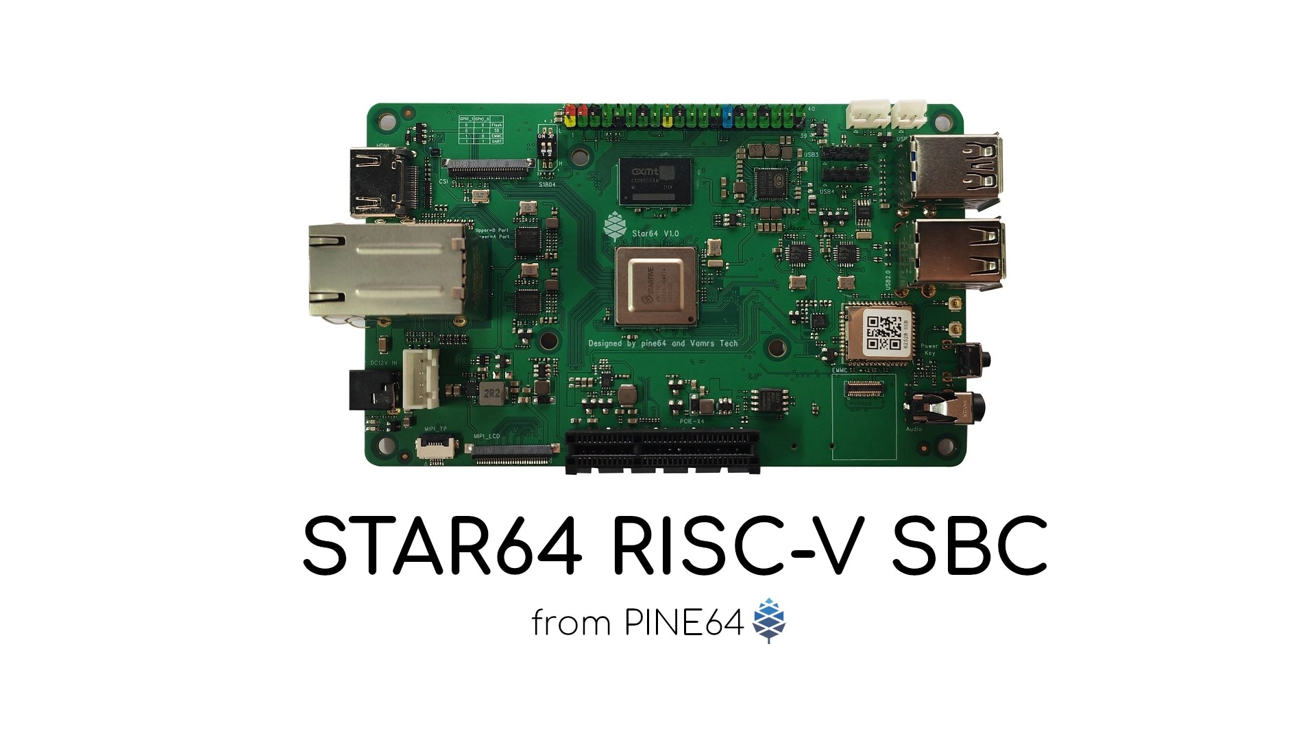 Star64 Is Now Available to Order as PINE64's First RISC-V