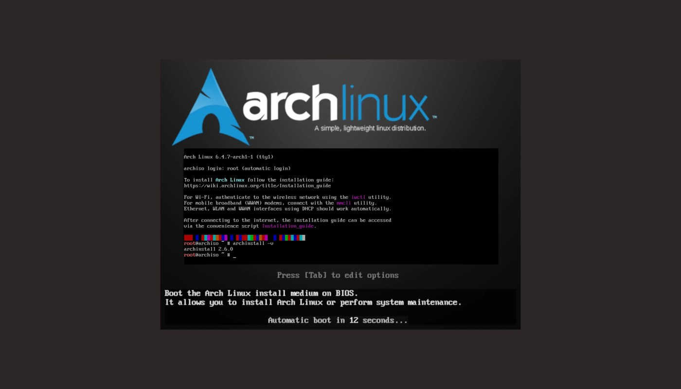 Arch Linux 2023.08.01