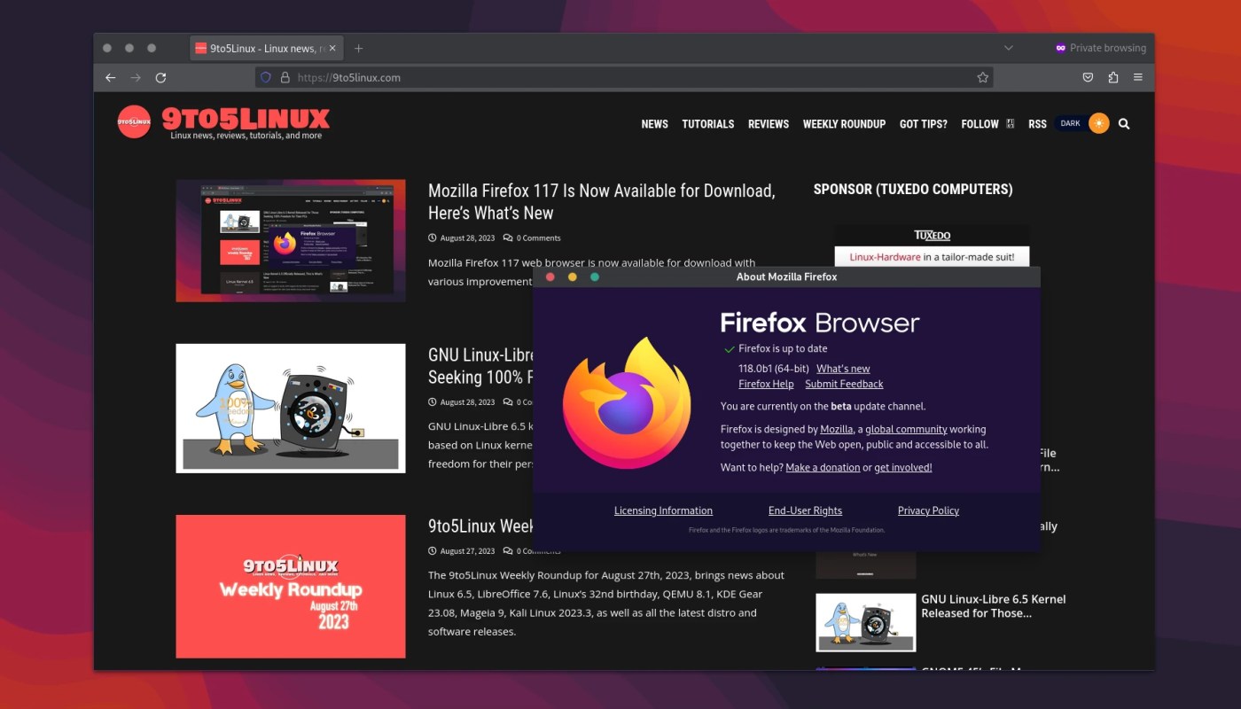 Firefox 118