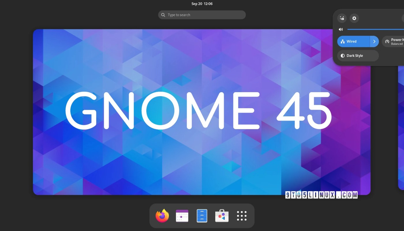 GNOME 45