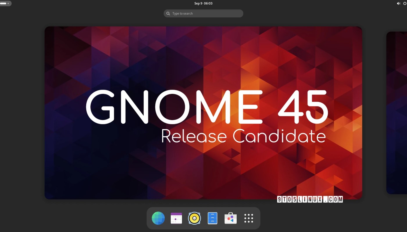 GNOME 45 Release Candidate