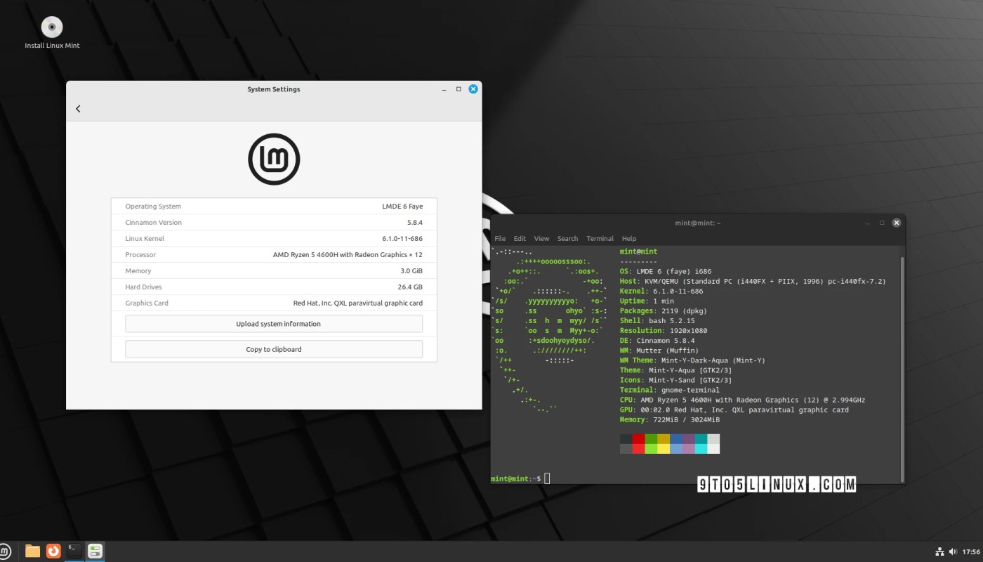 Linux Mint Debian 6