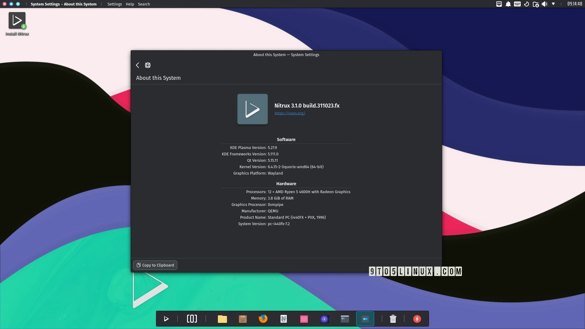 Nitrux 3.1