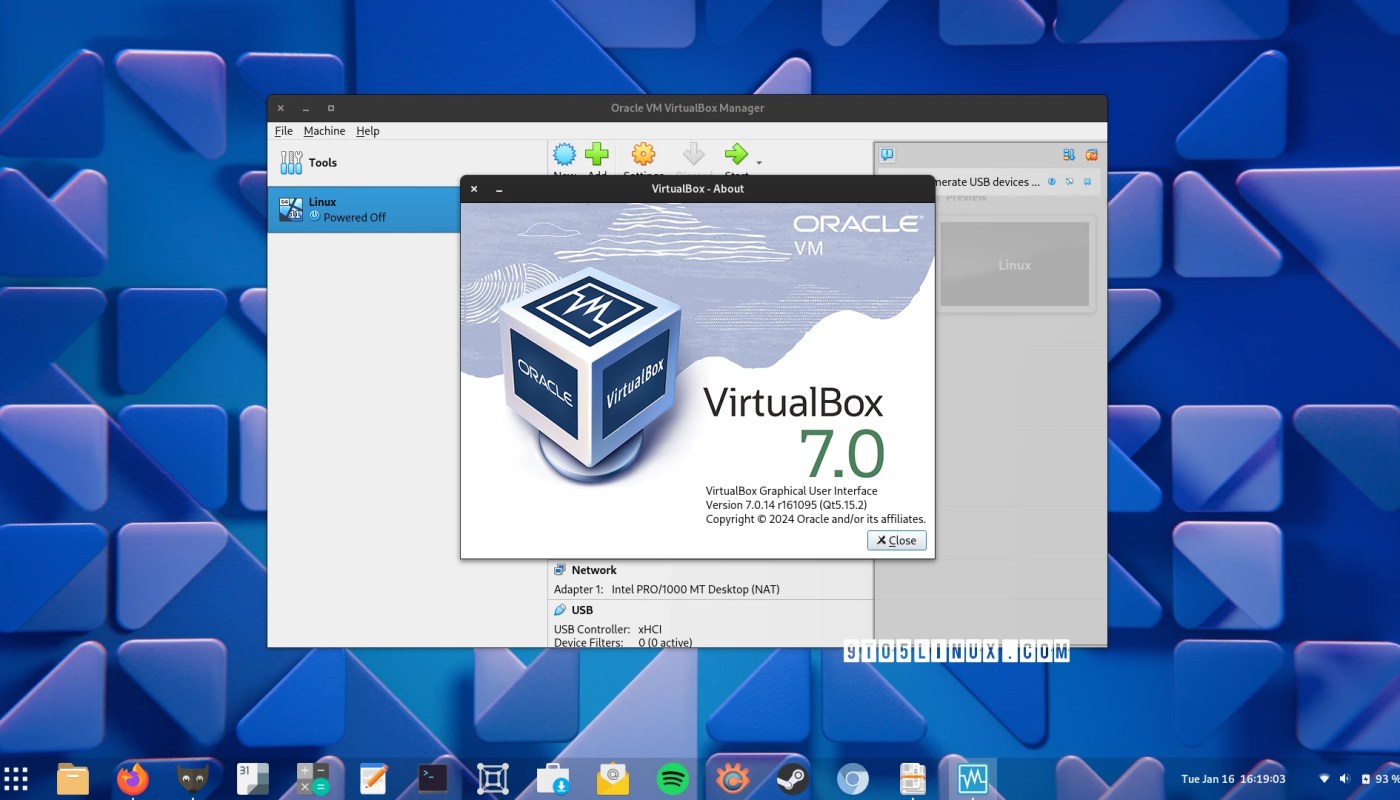 VirtualBox 7.0.14