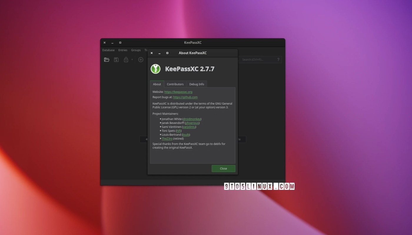 KeePassXC 2.7.7