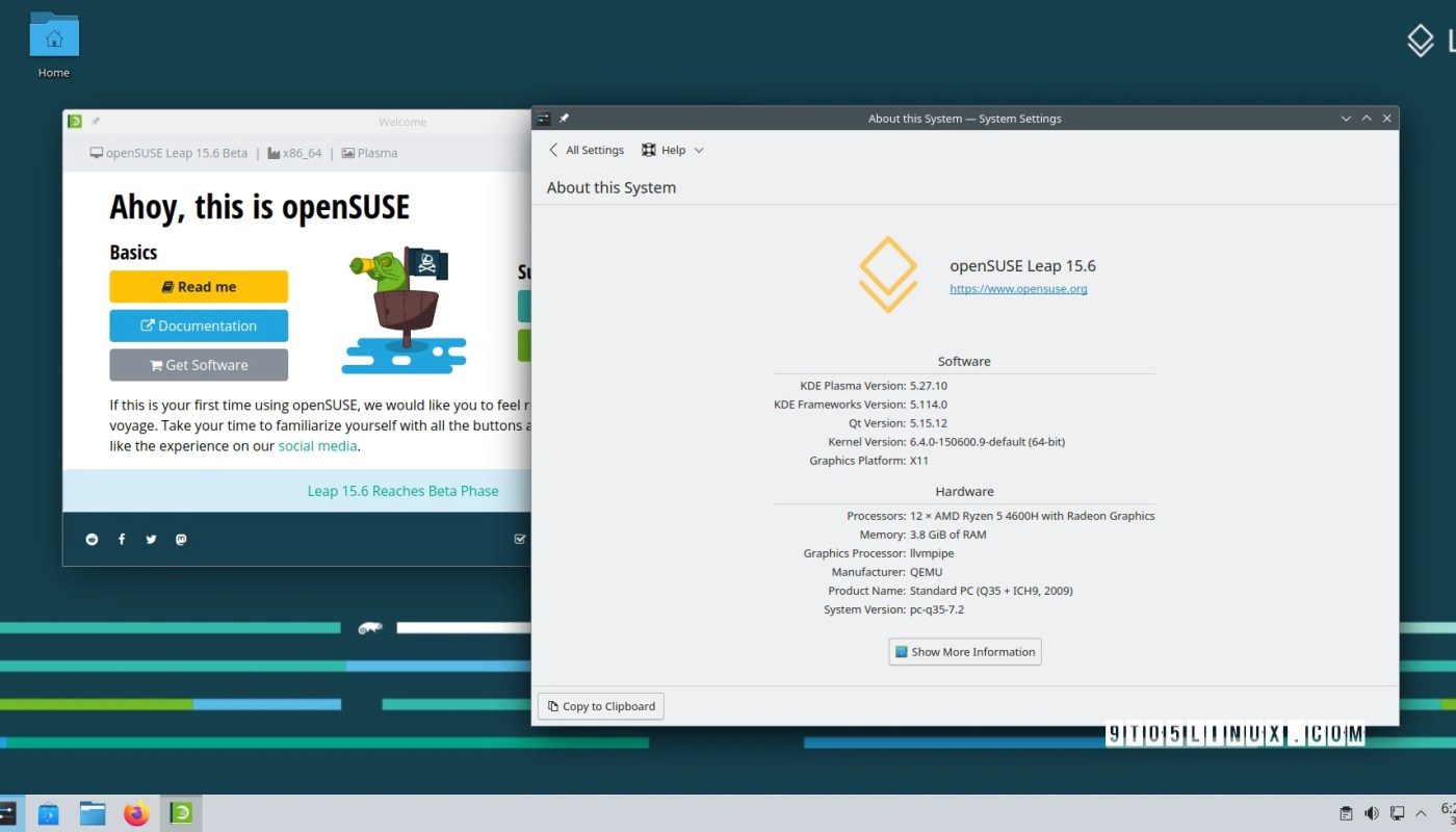 openSUSE Leap 15.6 Beta