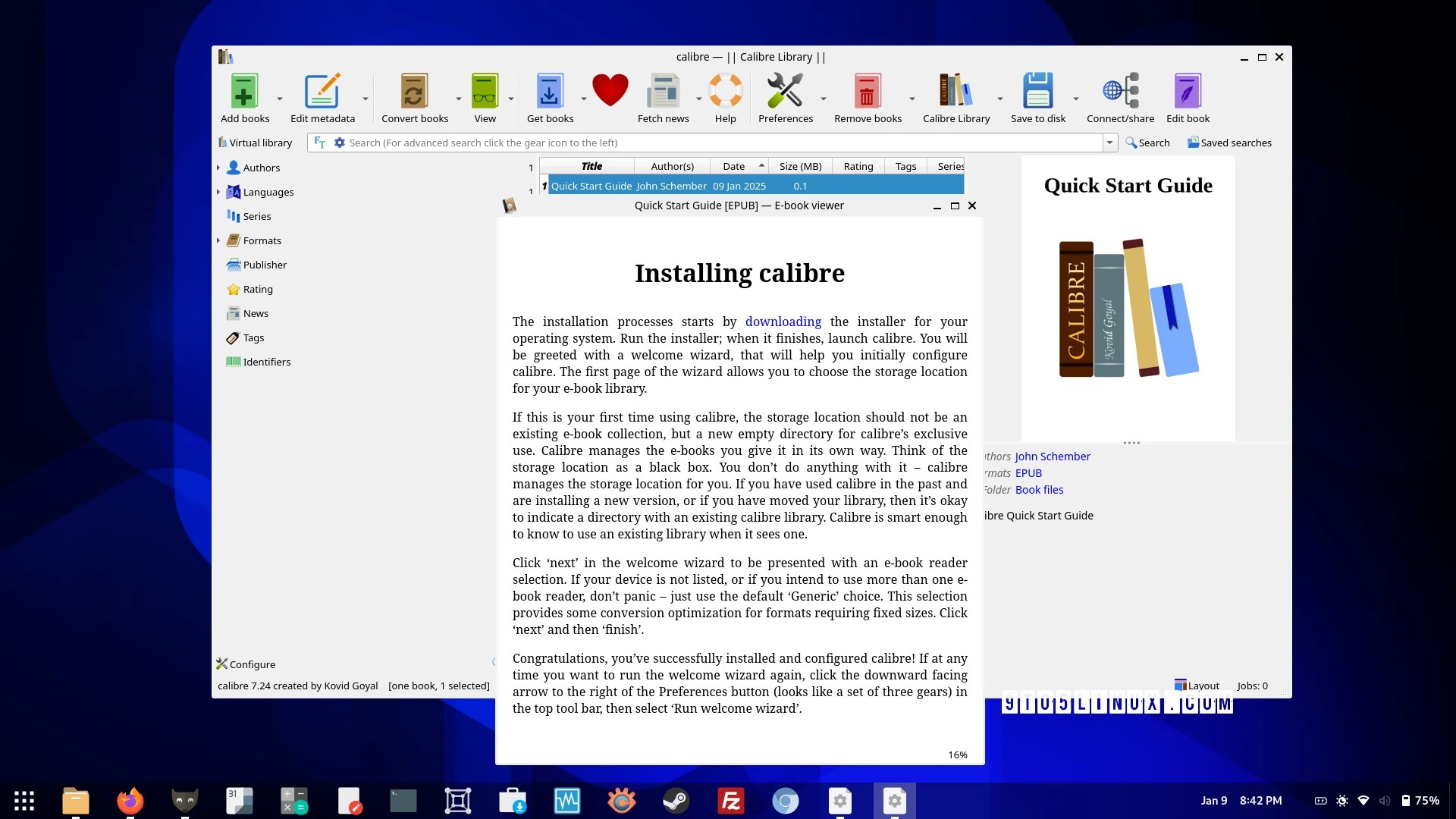 Calibre 7.24 Open-Source Ebook Manager Released with New Features 