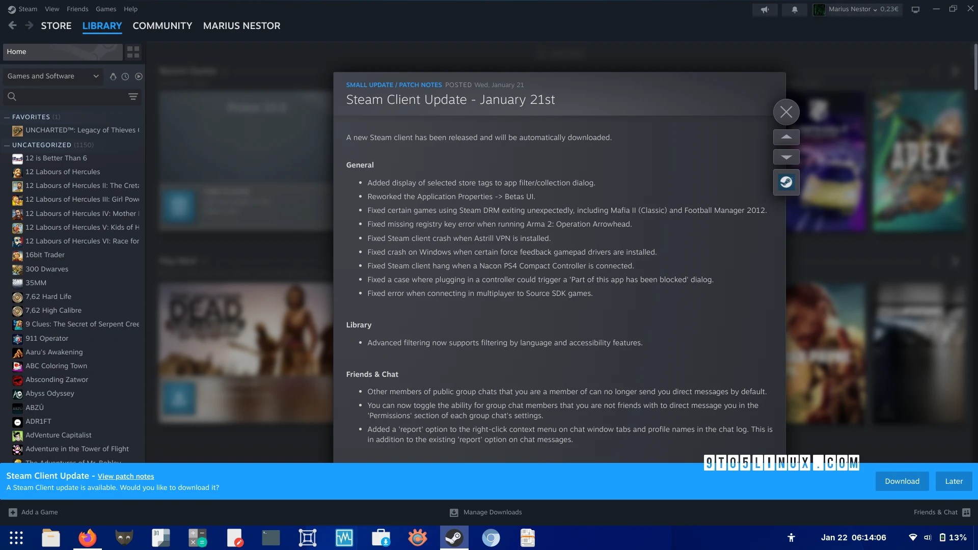 New Steam Client Update Adds Support For The Razer Raiju V3 Pro Sc126.webp