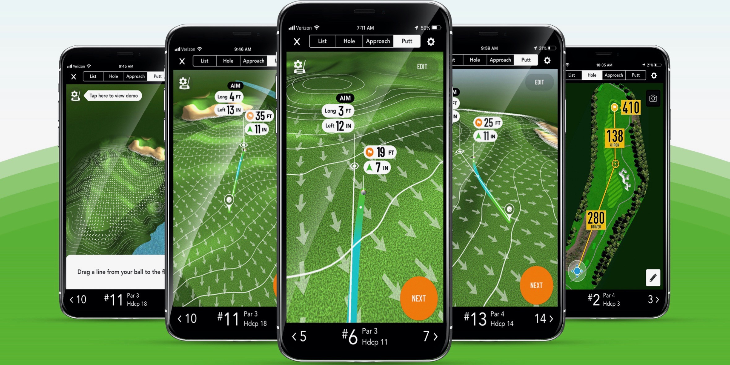 GolfLogix app for iPhone now offers animated putt line feature for an ...