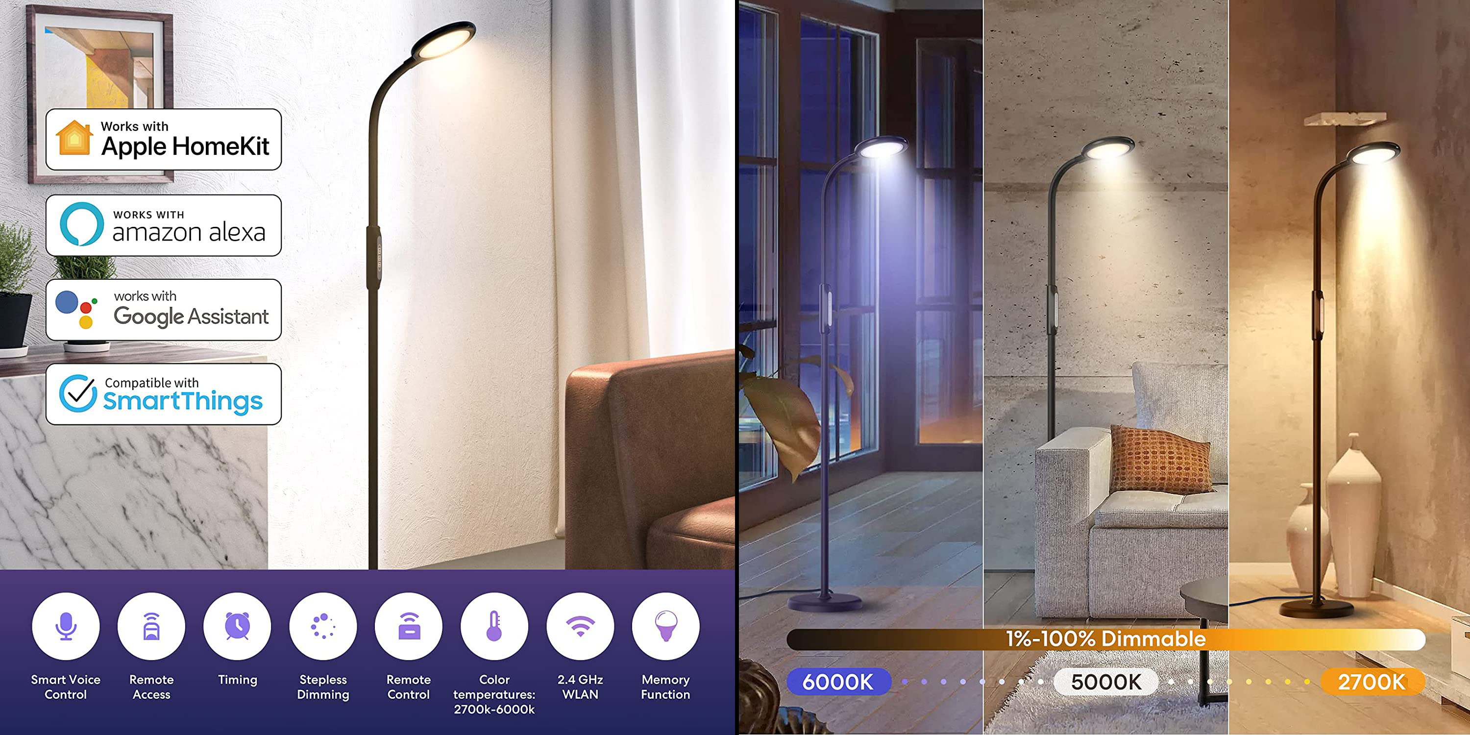 Meross LED floor lamp offers HomeKit compatibility for 80 9to5Mac