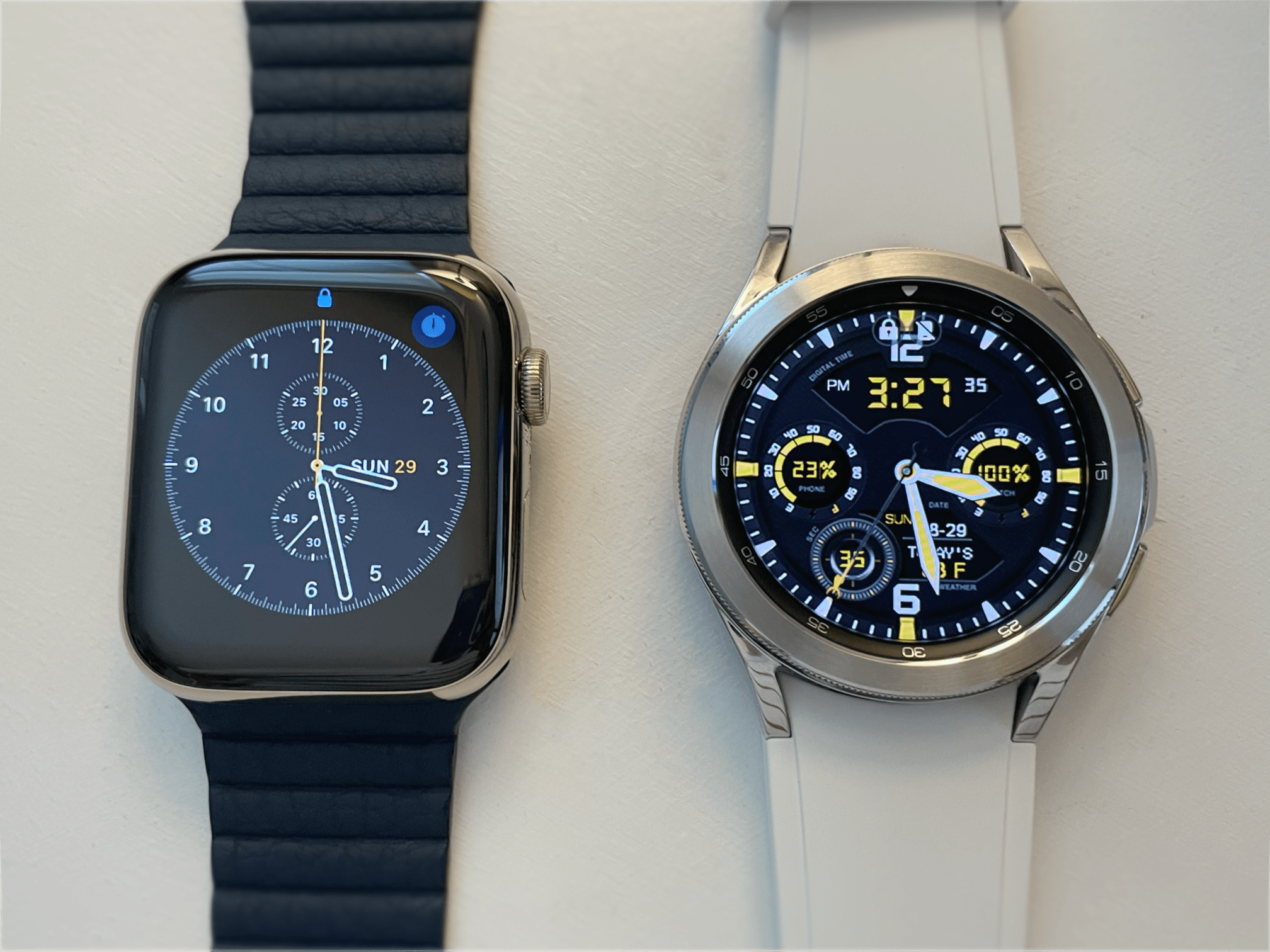 Iwatch Samsung Galaxy Watch Vs Apple Series Series Vs Difference