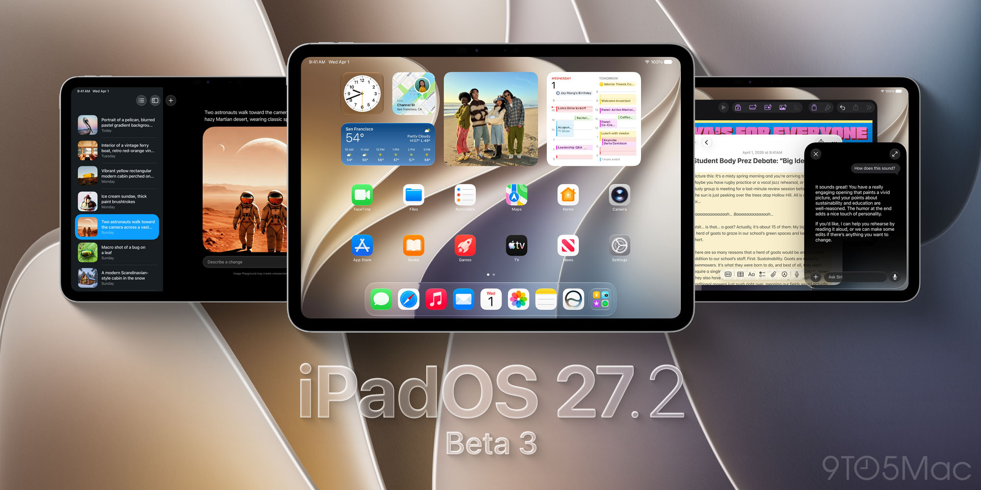 iPadOS 27.2 beta 3