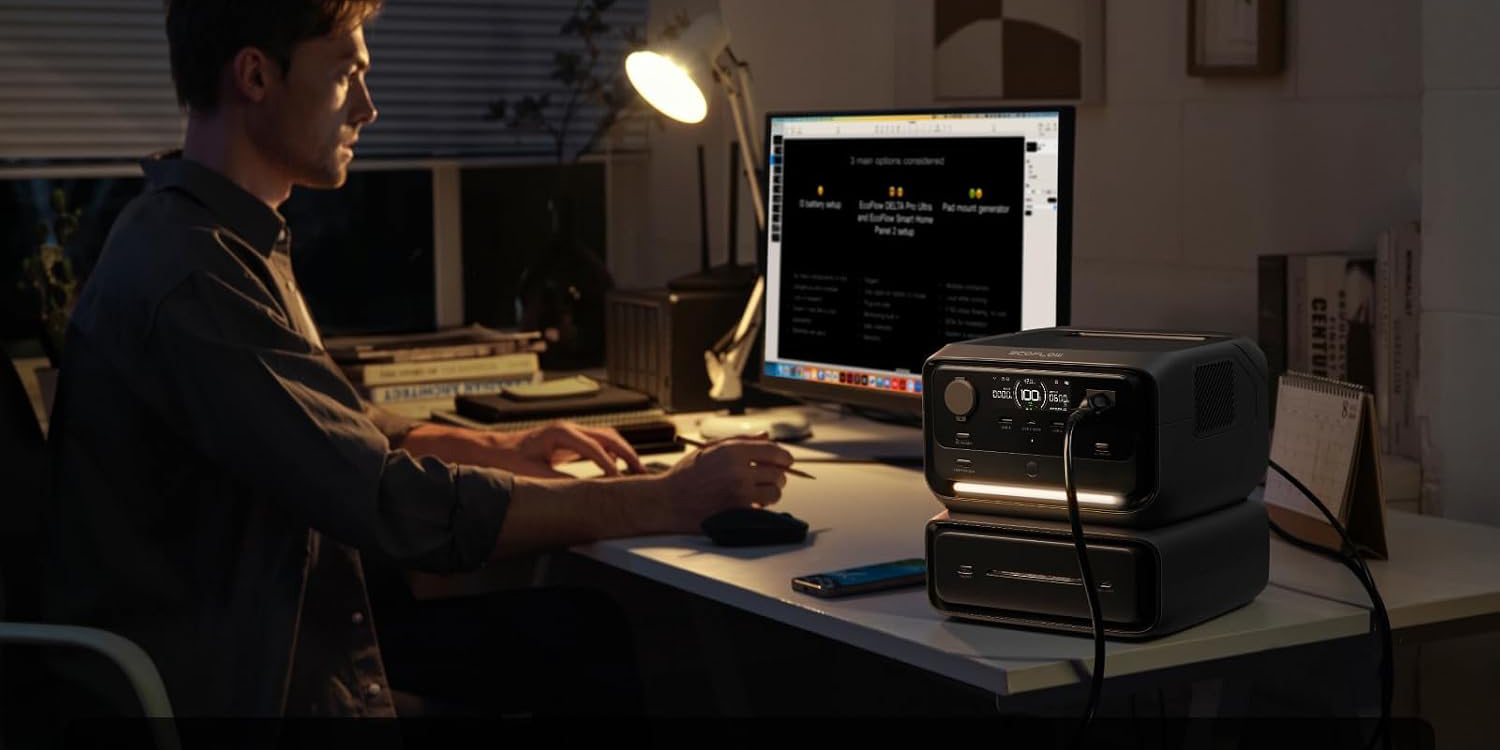 A man working on a computer