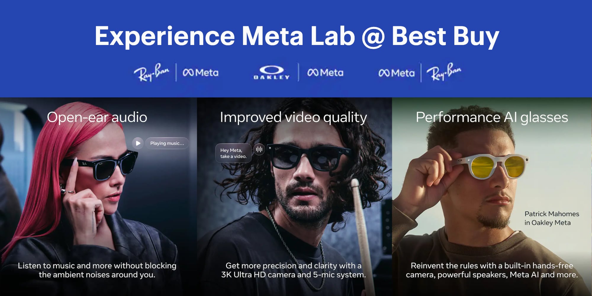 Go hands-on with the latest Meta, Ray-Ban, and Oakley AI glasses at Best Buy, now live in 50 locations