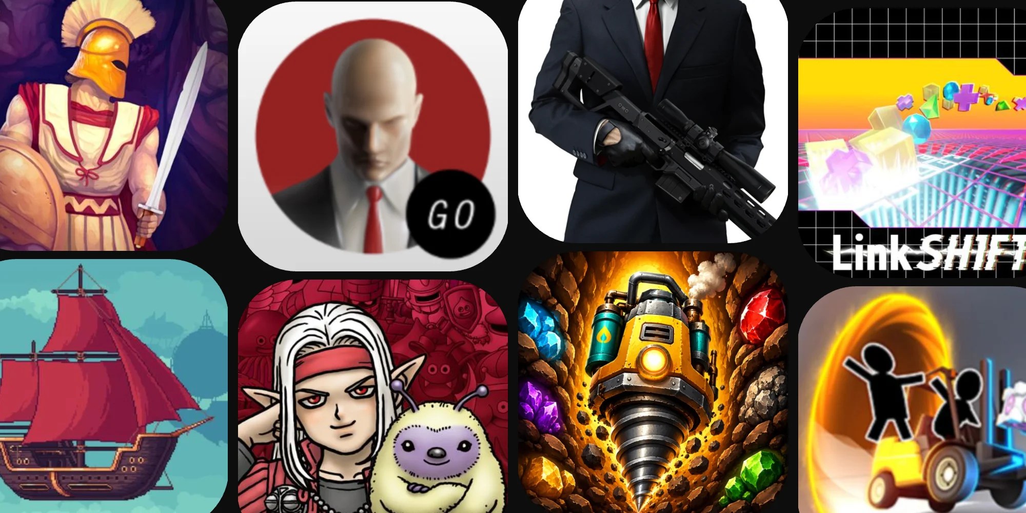 A collage of a man holding a gun