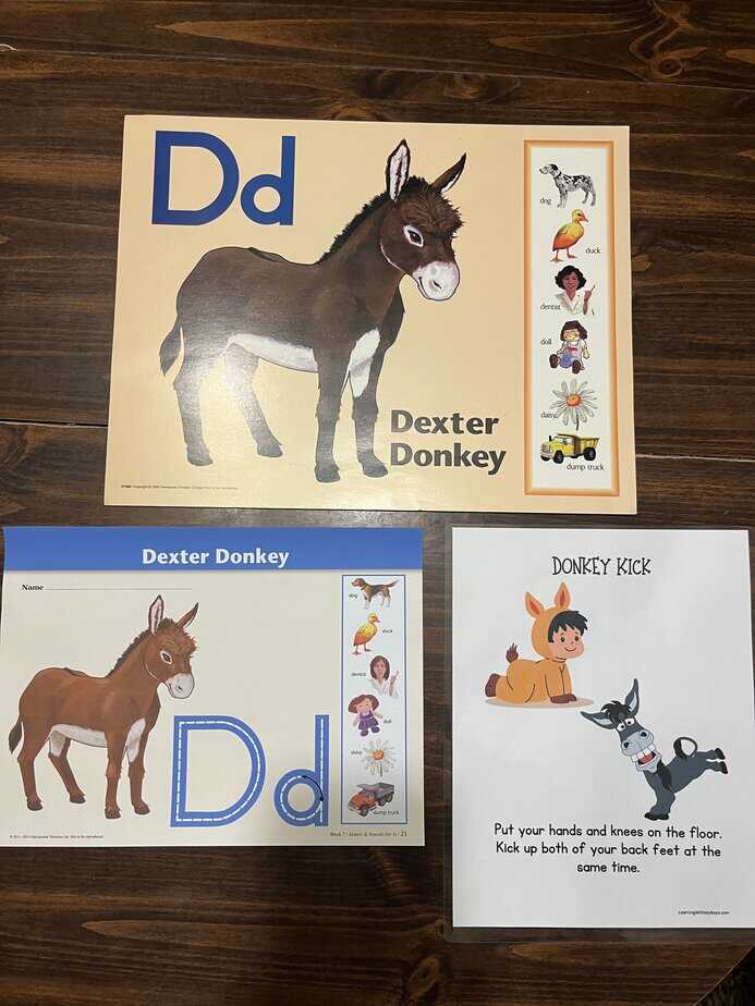 D is for Donkey (preschool) – Learning With My Boys