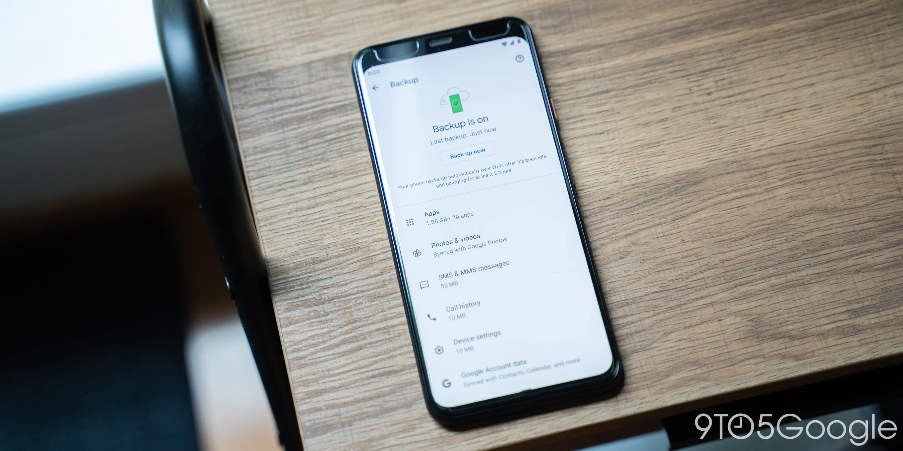 Backup Google One Android