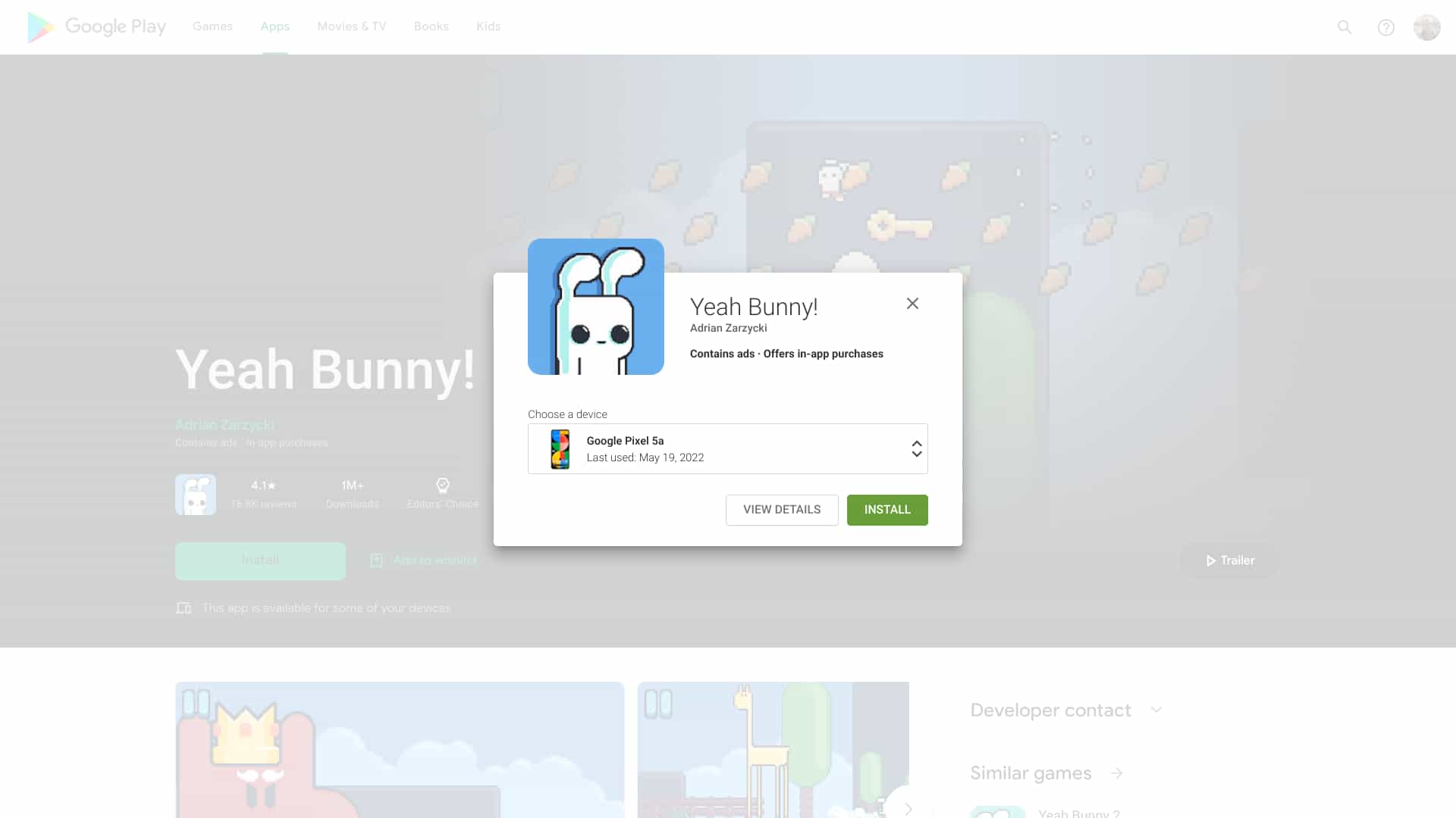 Google Play web redesign