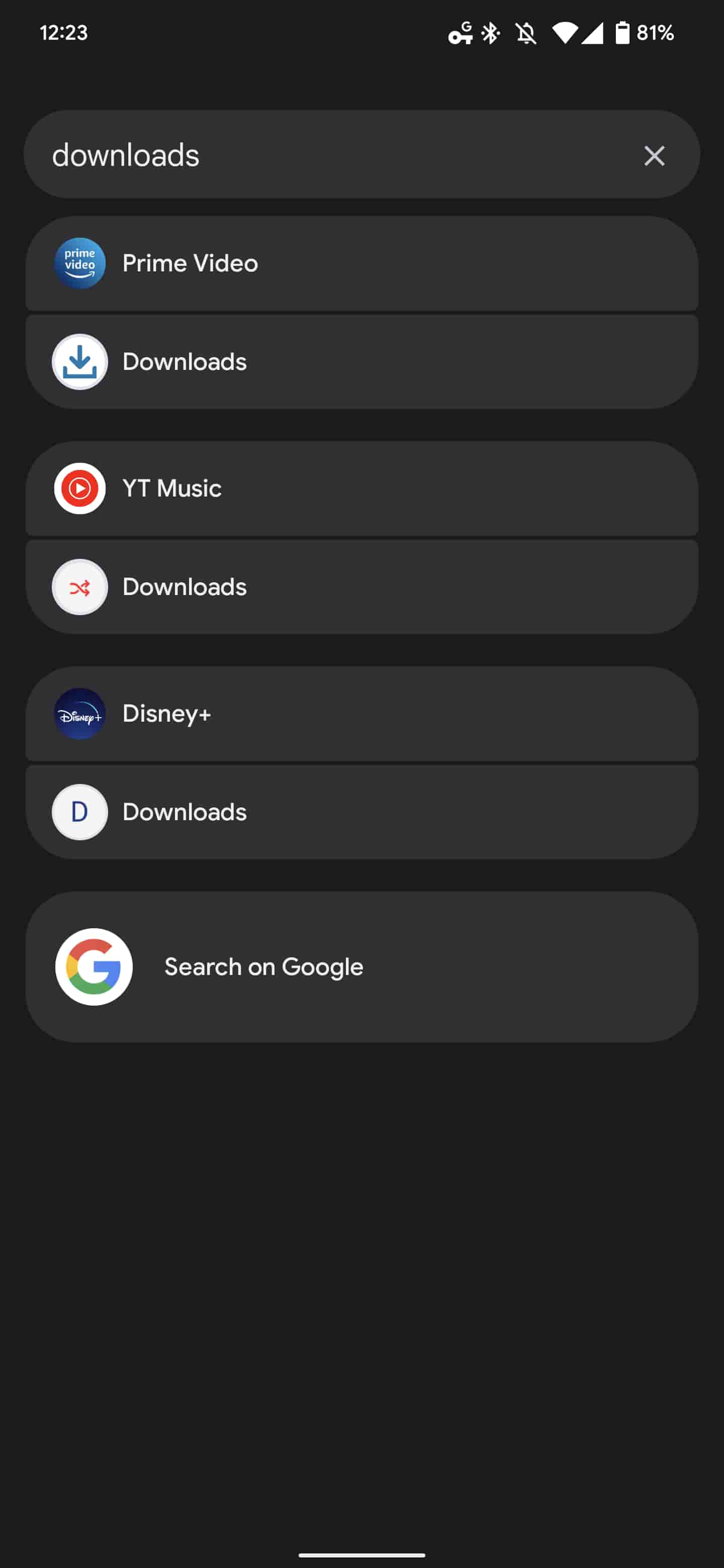 Pixel Launcher search broken