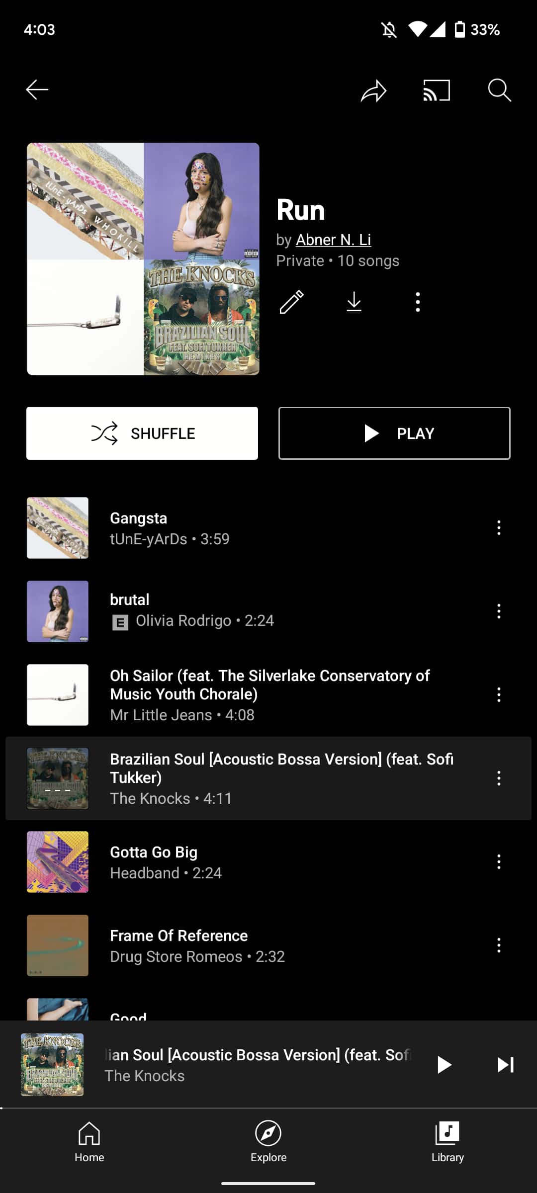 YouTube Music phone redesign