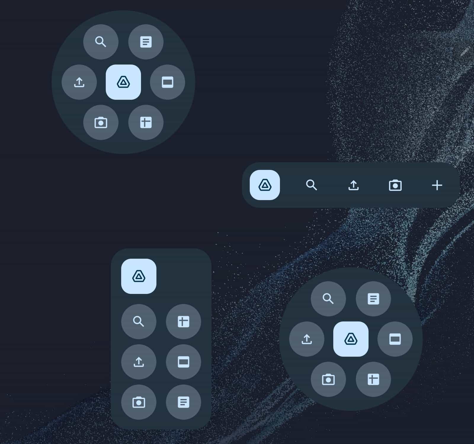 Google Drive circle widget