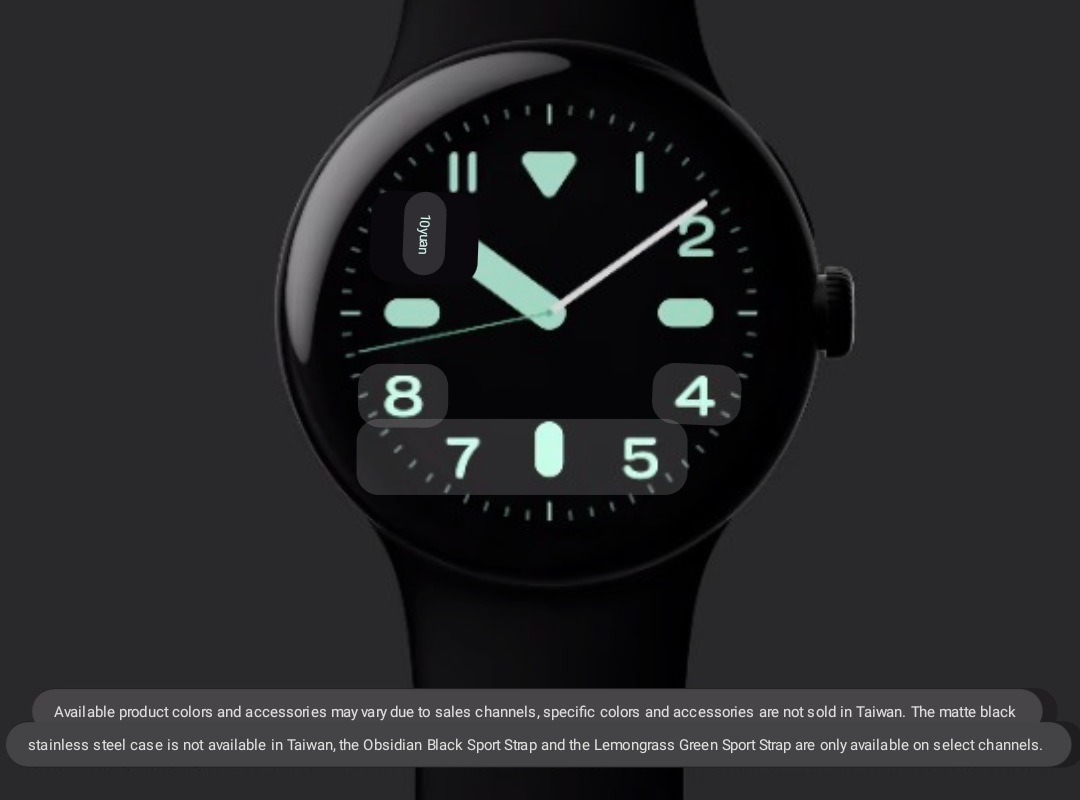 Pixel Watch matte black