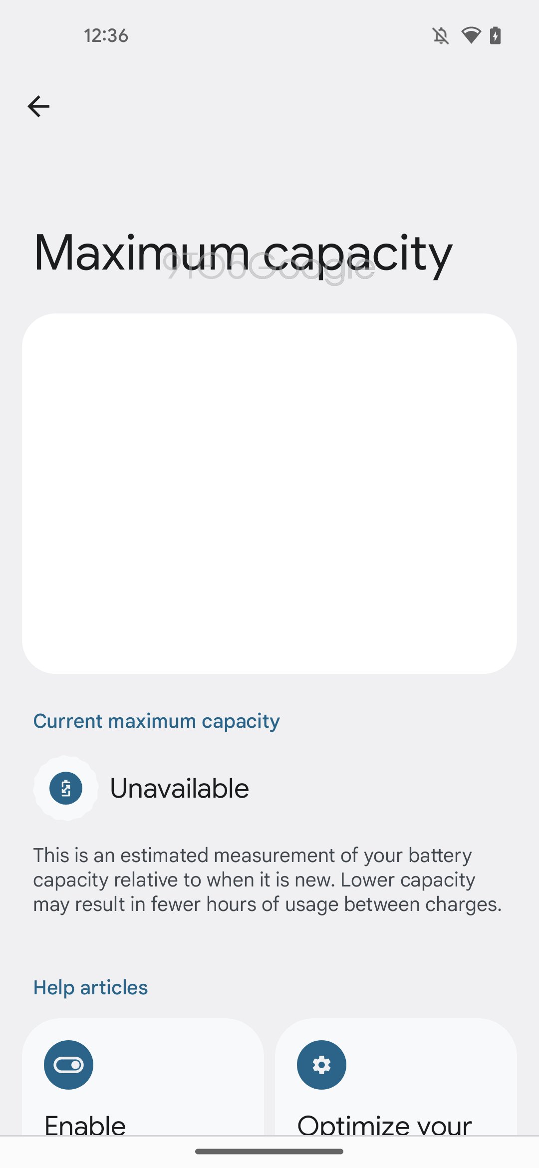 Google Pixel Battery Health