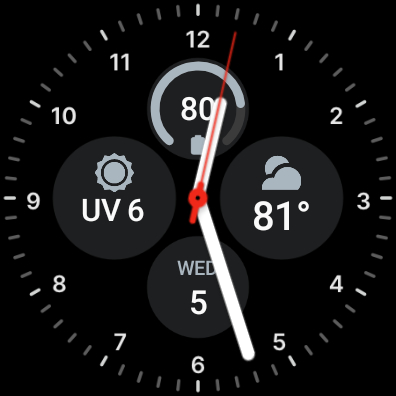 Google Weather Wear OS 3