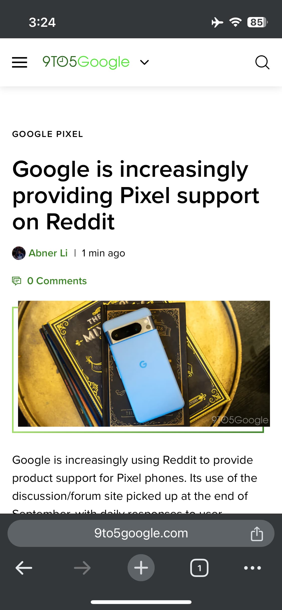 Chrome iPhone bottom address bar