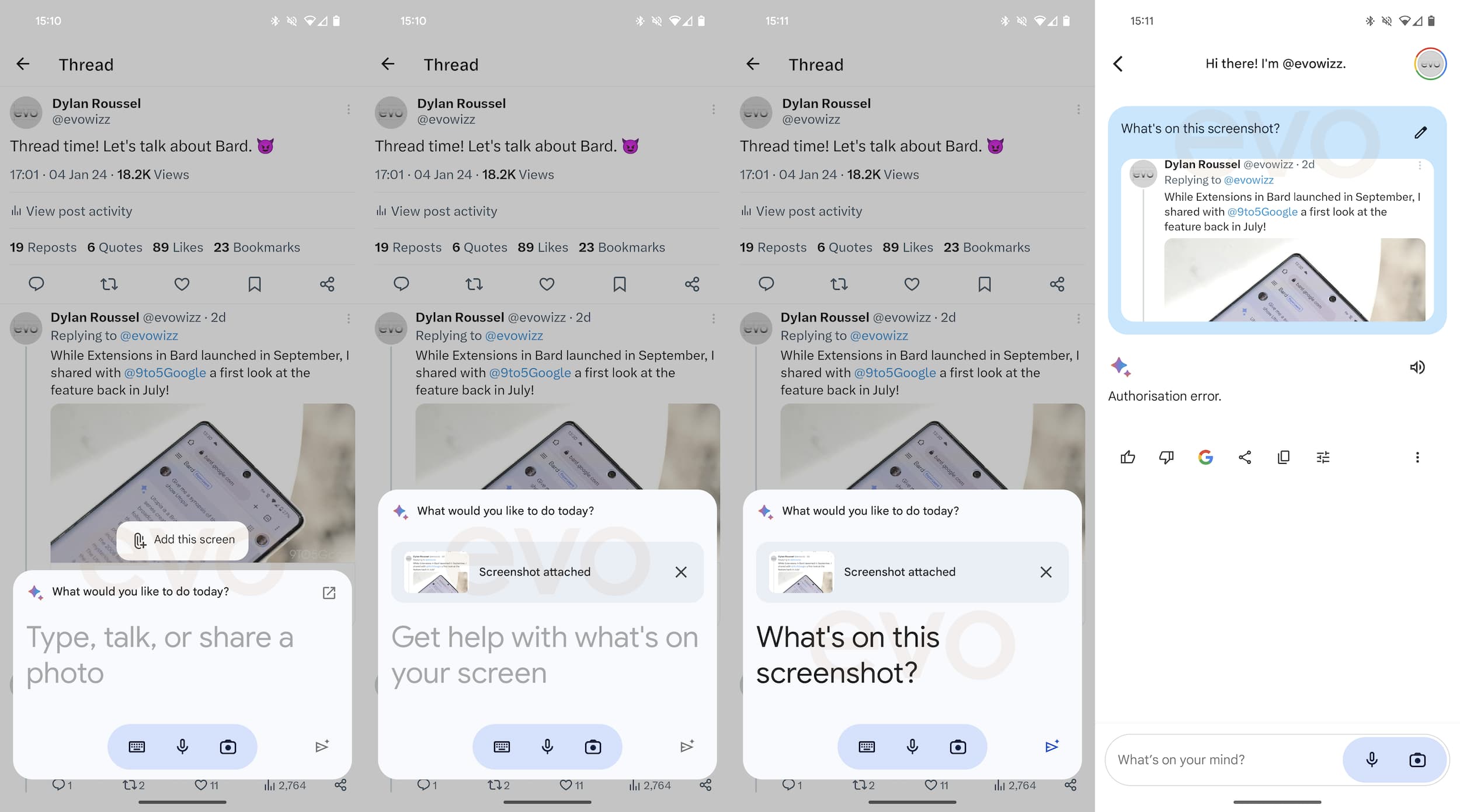 Assistant with Bard Android