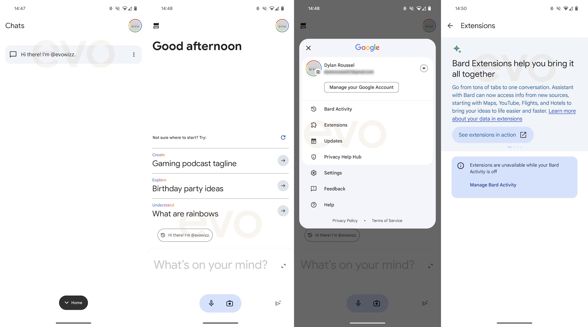 Assistant with Bard Android
