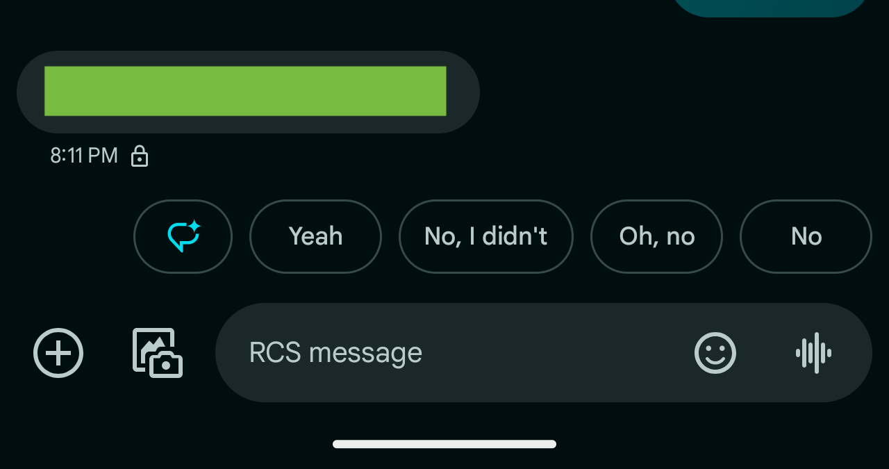 Google Messages Magic button