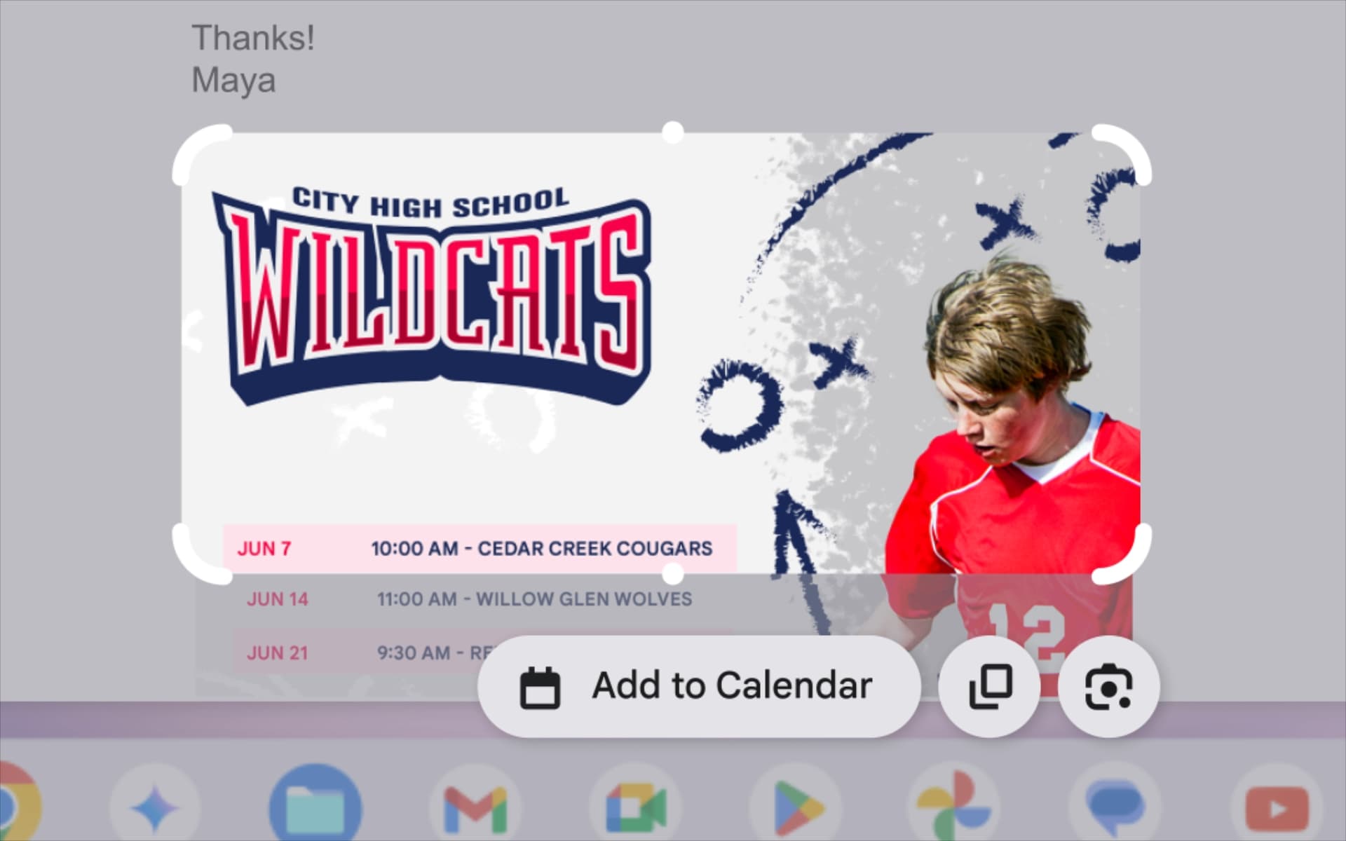 Chromebook Plus Lens search