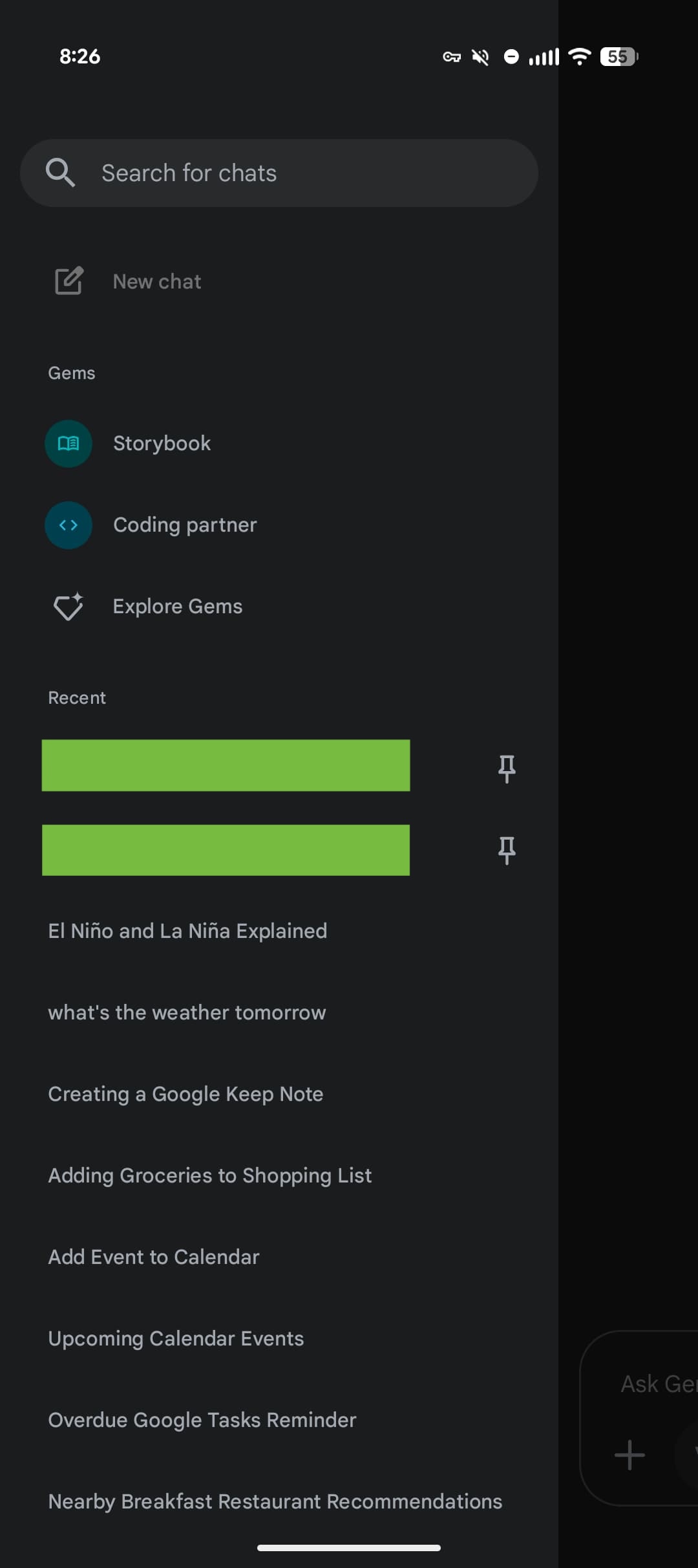 Gemini Search Android