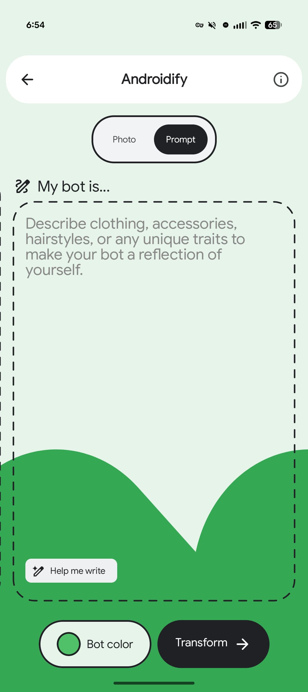 Androidify AI app